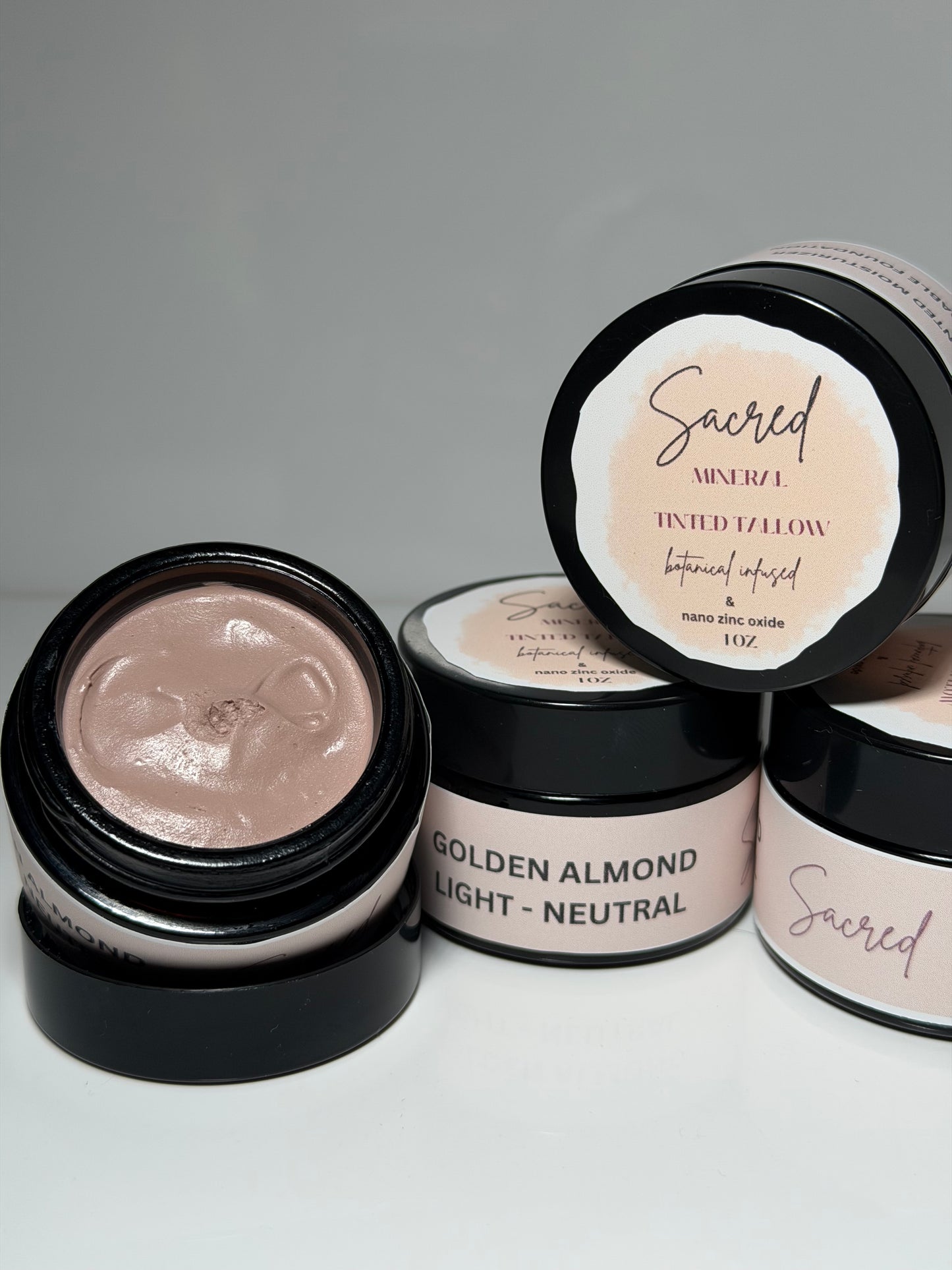 Sacred Mineral Tinted Tallow Moisturizer - 1 oz Buildable Foundation