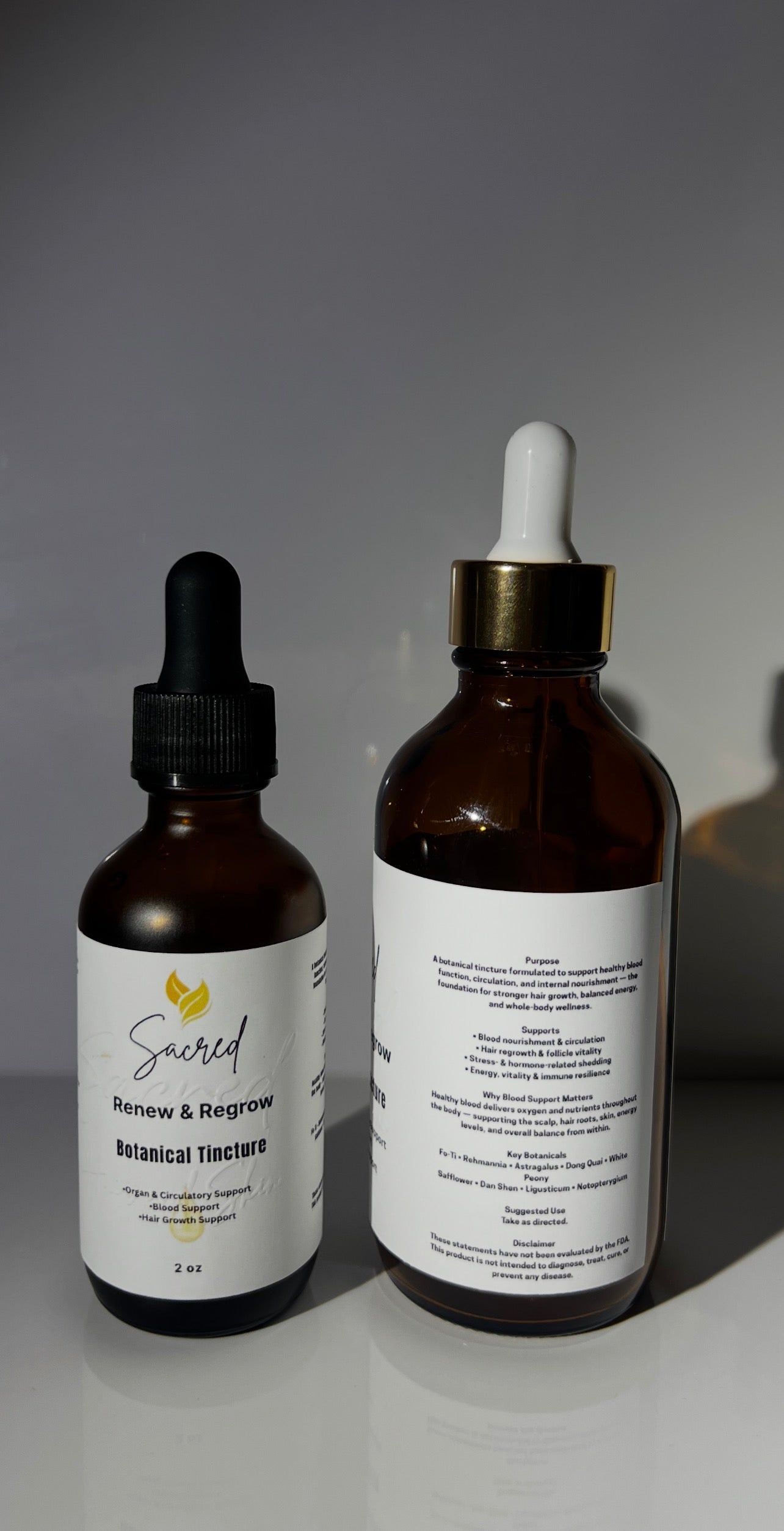 Sacred Renew & Regrow Botanical Tincture