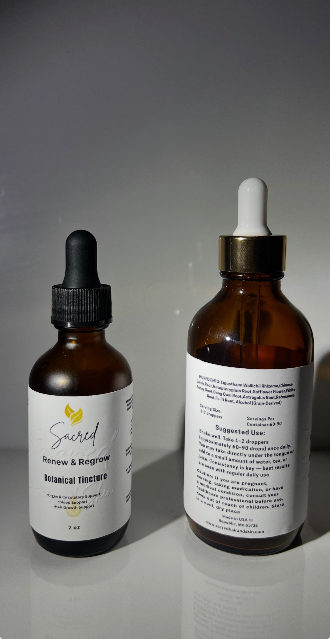 Sacred Renew & Regrow Botanical Tincture