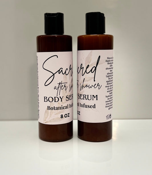 Sacred After Shower Body Serum - Botanical Infused 8 oz