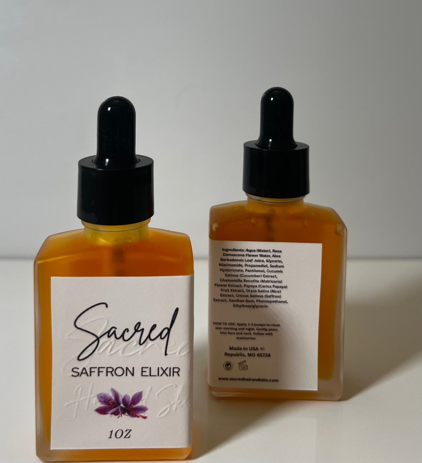 Sacred Saffron Elixir — 1 oz