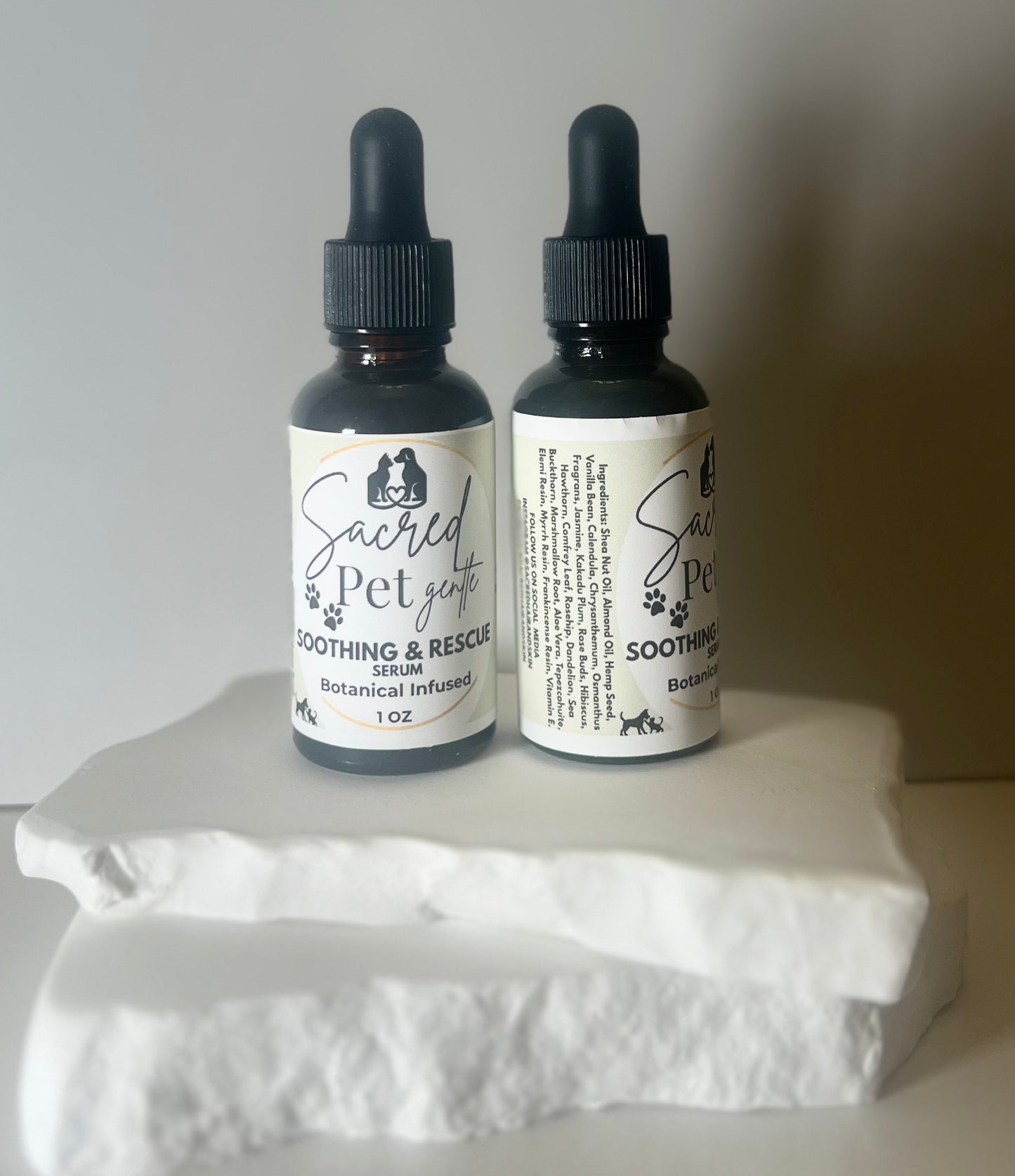 Sacred Pet Gentle Soothing & Rescue Oil - 1 OZ