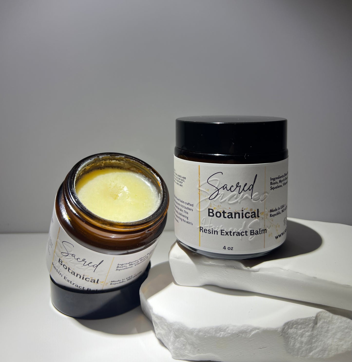 Sacred Botanical Resin Extract Balm -4 oz